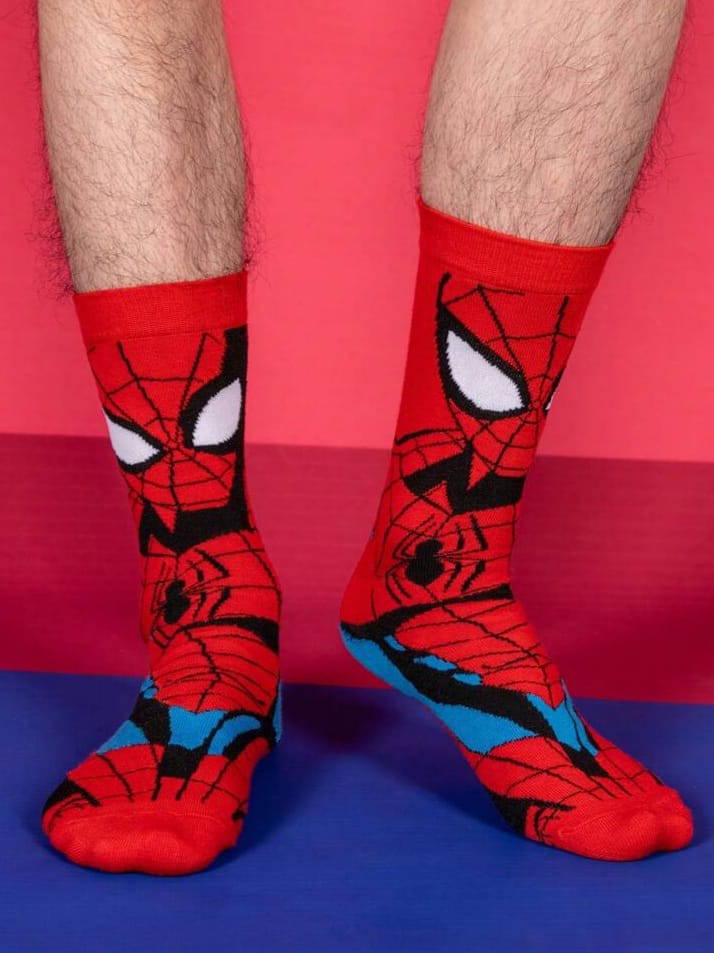 THEPAIR Men's Comfortable Super-Hero Printed Sock